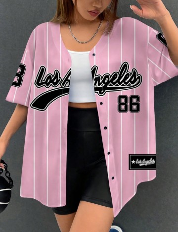 
						Camasa SHEIN CURVE, roz