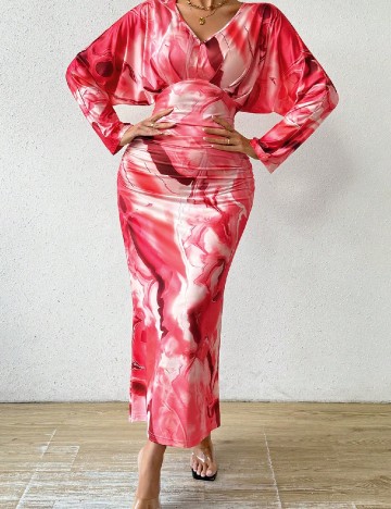 
						Rochie lunga SHEIN, mix culori