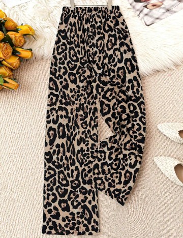 
						Pantaloni SHEIN CURVE, animal print
