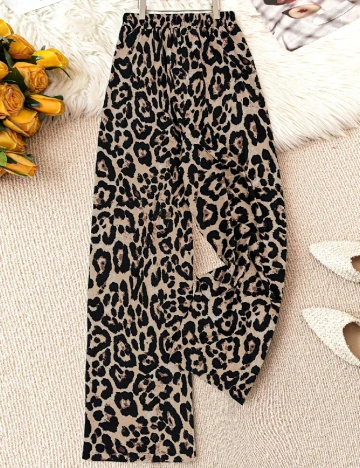 Pantaloni SHEIN CURVE, animal print