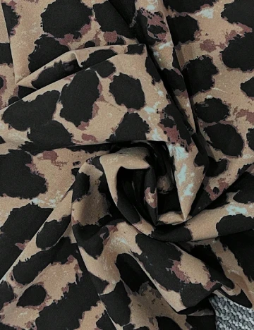 Pantaloni SHEIN CURVE, animal print