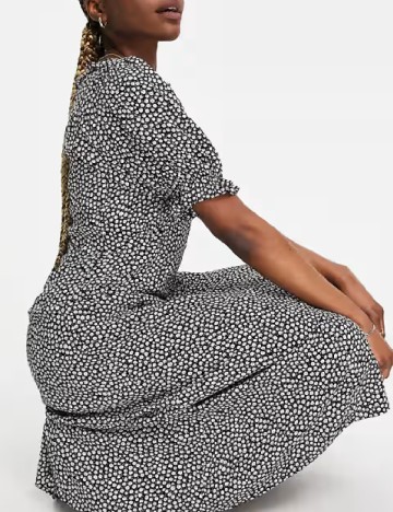 Rochie medie Y.A.S, floral print