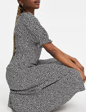 Rochie medie Y.A.S, floral print