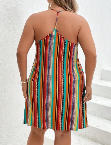 Rochie scurta SHEIN CURVE, mix culori