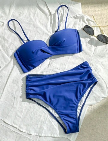 
						Costum de baie SHEIN, albastru