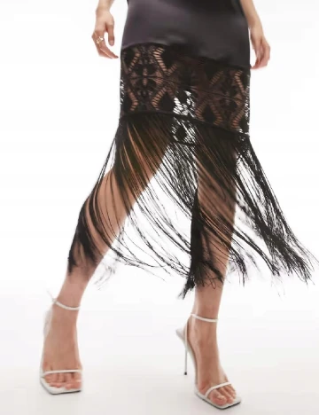 Rochie medie Top Shop, negru