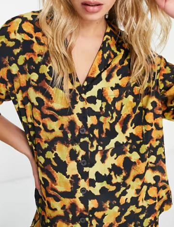 Camasa Top Shop, mix culori