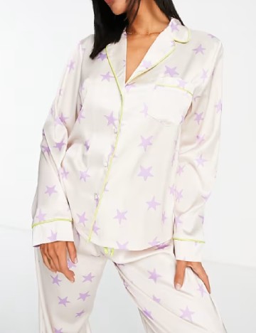 
						Camasa pijama ASOS, crem