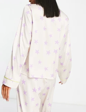 Camasa pijama ASOS, crem