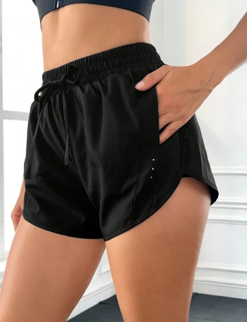 Pantaloni scurti SHEIN, negru