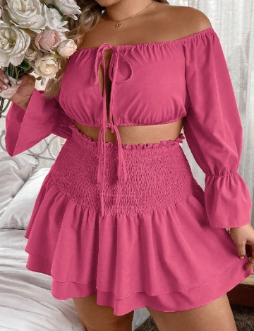 Compleu SHEIN CURVE, roz