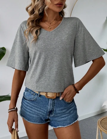 Tricou Emery Rose, gri