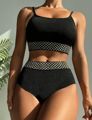 Costum de baie SHEIN, negru