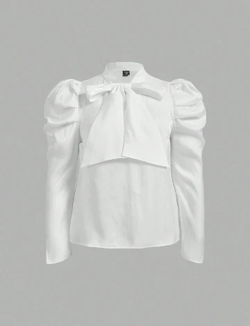 Bluza SHEIN CURVE, alb