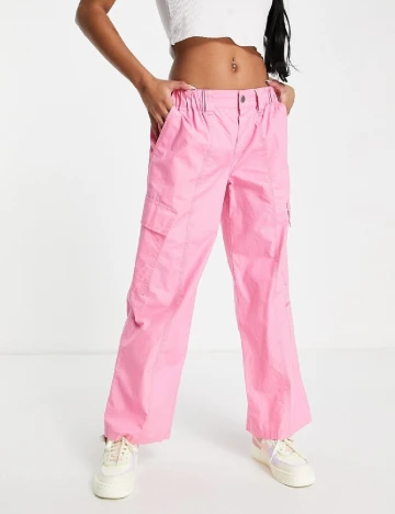 Pantaloni ASOS, roz