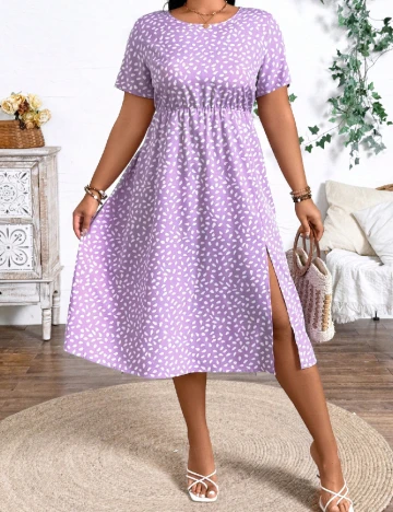 Rochie medie SHEIN CURVE, mov