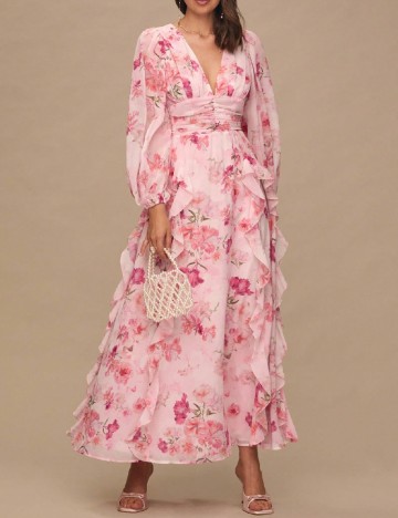 
						Rochie lunga SHEIN, roz