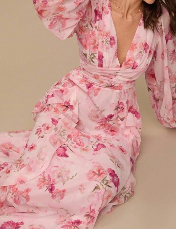 Rochie lunga SHEIN, roz