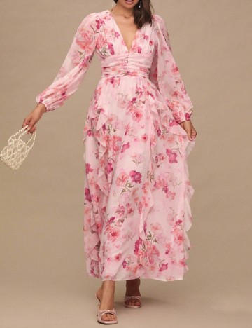 Rochie lunga SHEIN, roz