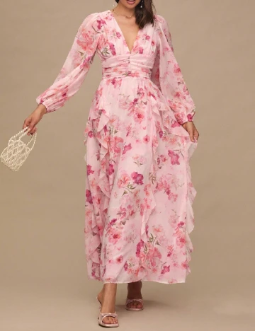 Rochie lunga SHEIN, roz