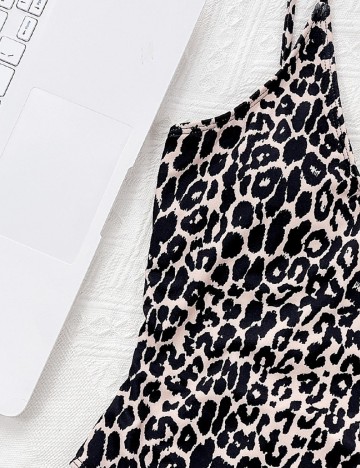 Costum de baie SHEIN, animal print