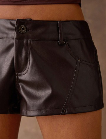 Pantaloni scurti SHEIN, maro