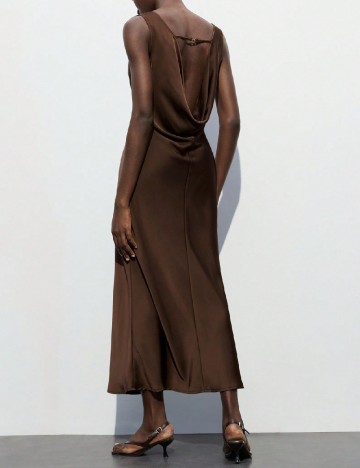 Rochie lunga SHEIN, maro
