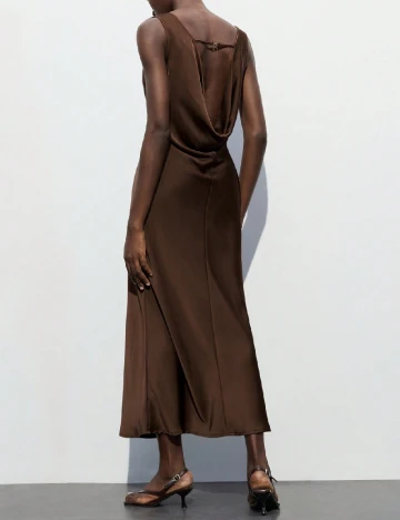 Rochie lunga SHEIN, maro