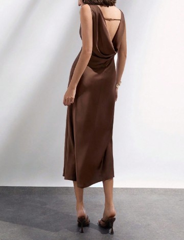 Rochie lunga SHEIN, maro