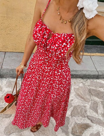 Rochie medie SHEIN, rosu