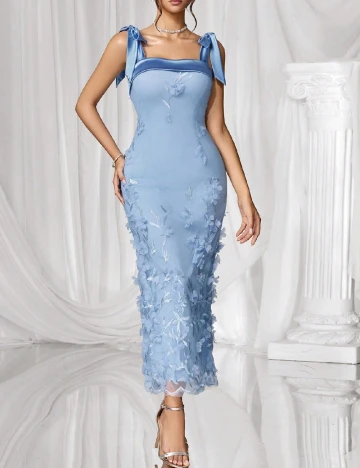 Rochie lunga SHEIN, albastru