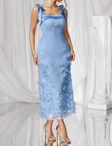 Rochie lunga SHEIN, albastru