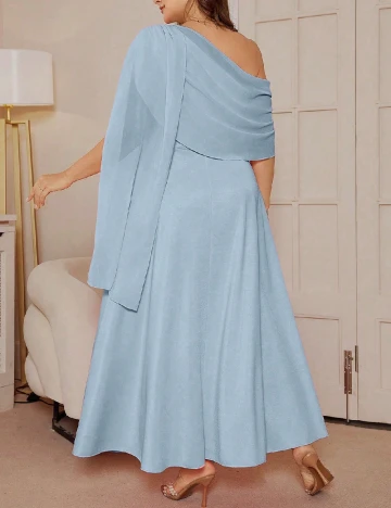 Rochie lunga SHEIN CURVE, bleu