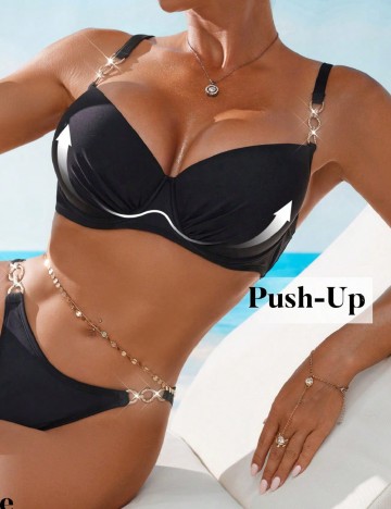 Costum de baie SHEIN, negru