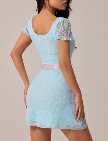 Rochie scurta SHEIN, bleu