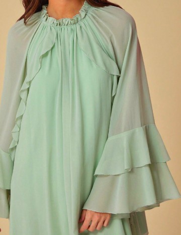 Rochie scurta SHEIN, verde