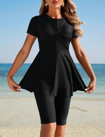 Costum de baie SHEIN, negru