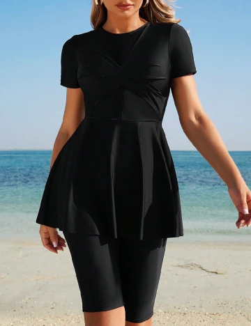 Costum de baie SHEIN, negru