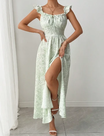 Rochie lunga SHEIN, verde