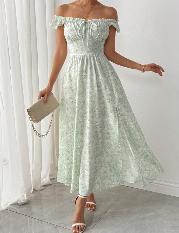 Rochie lunga SHEIN, verde