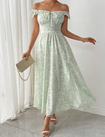 Rochie lunga SHEIN, verde