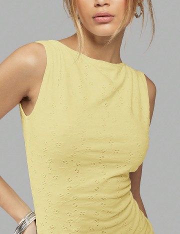 Rochie scurta Missguided, galben