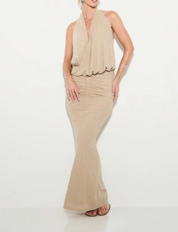 Rochie lunga KIZN, crem