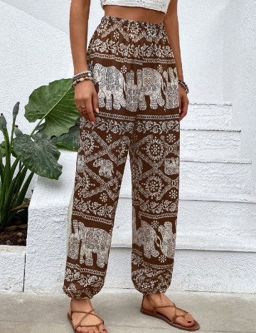 
						Pantaloni SHEIN, maro