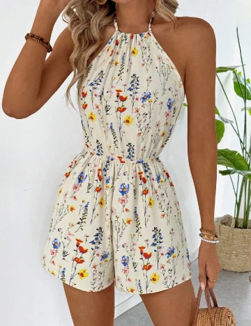 Salopeta SHEIN, floral print