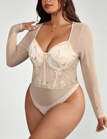 Body SHEIN CURVE, crem