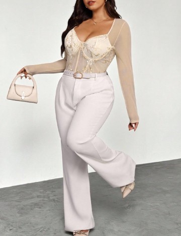 Body SHEIN CURVE, crem