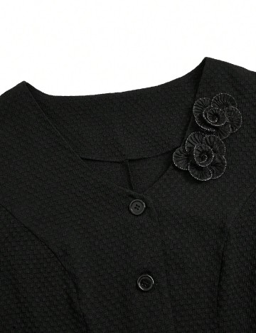 Jacheta Emery Rose Curve, negru