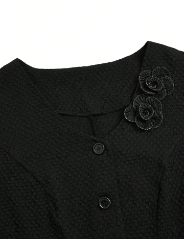 Jacheta Emery Rose Curve, negru