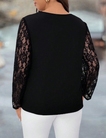 Bluza SHEIN CURVE, negru